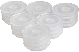 Juvale Medical Bottle Adapters: 23-mm Press-in Dosing Medicine Bottle Syringe Adapters for...