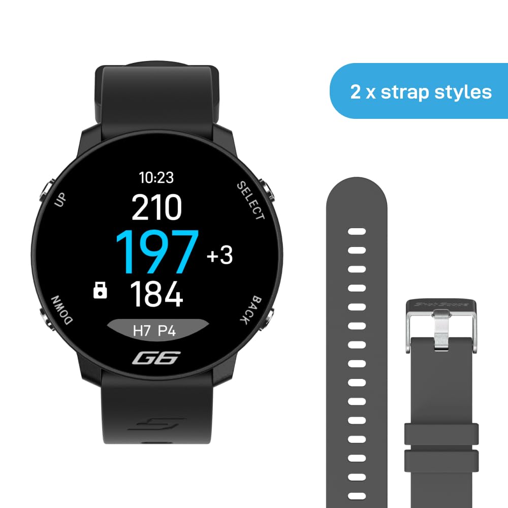 Amazon.com: Shot Scope G6 GPS Watch, 38k+ Pre-Loaded Courses, Full