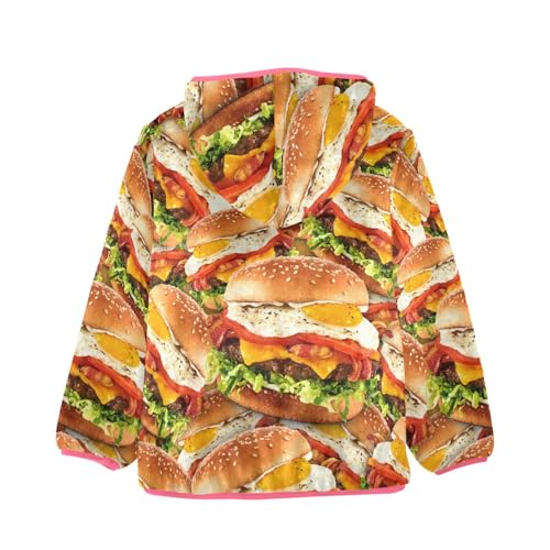 Girls and Toddlers Zip-Up Hoodie Sweatshirt Toddler Hooded Jacket2