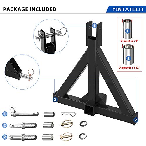 YINTATECH 3 Point Receiver Trailer Hitch Adapter - Image 6