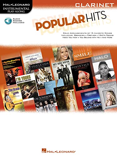 Popular Hits: Instrumental Play-Along for Clarinet (Hal Leonard Instrumental Play-Along)