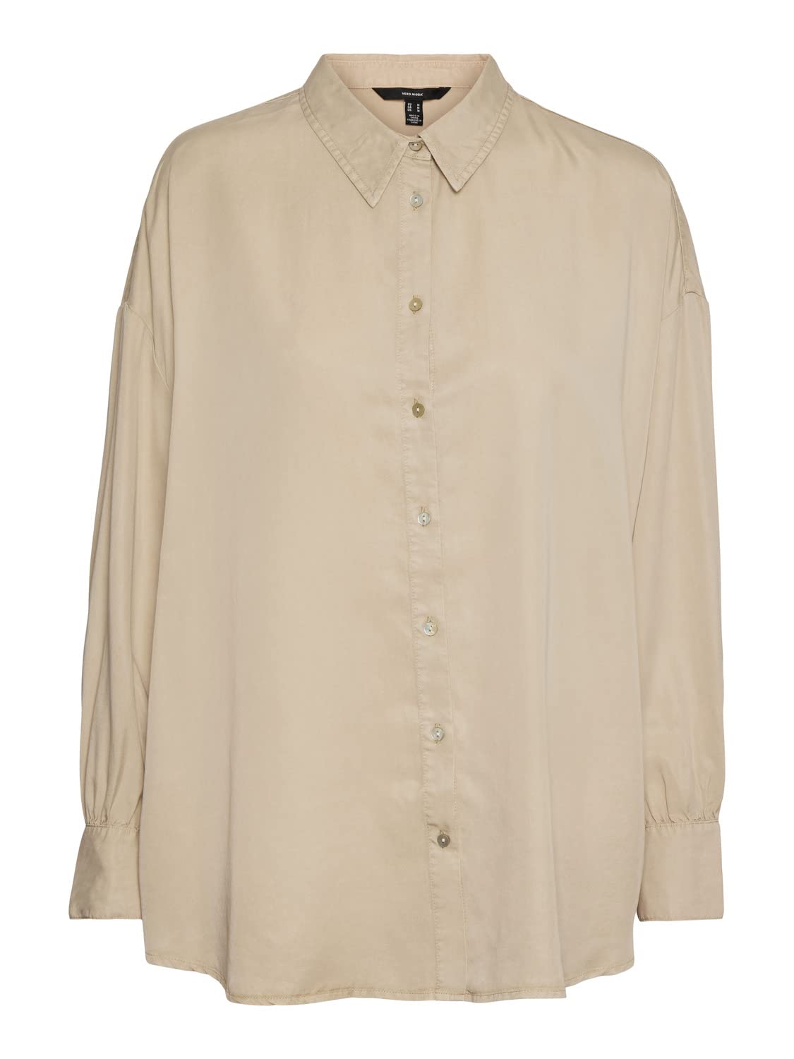 VERO MODA Women's Vmsaioli LS Shirt Blouse, Irish Cream, S