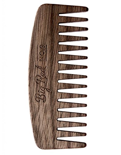 Big Red Beard Combs - Handcrafted No. 9 Beard Comb (Available in Cherry or Walnut) (Walnut)
