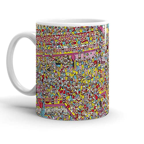 Coffee Mugs Wally Ceramic Where Birthday Waldo Tea Cups Travel 11 Oz Or 15 Oz Coffee Mug Gifts For Friend Family Coworker Xmas Christmas