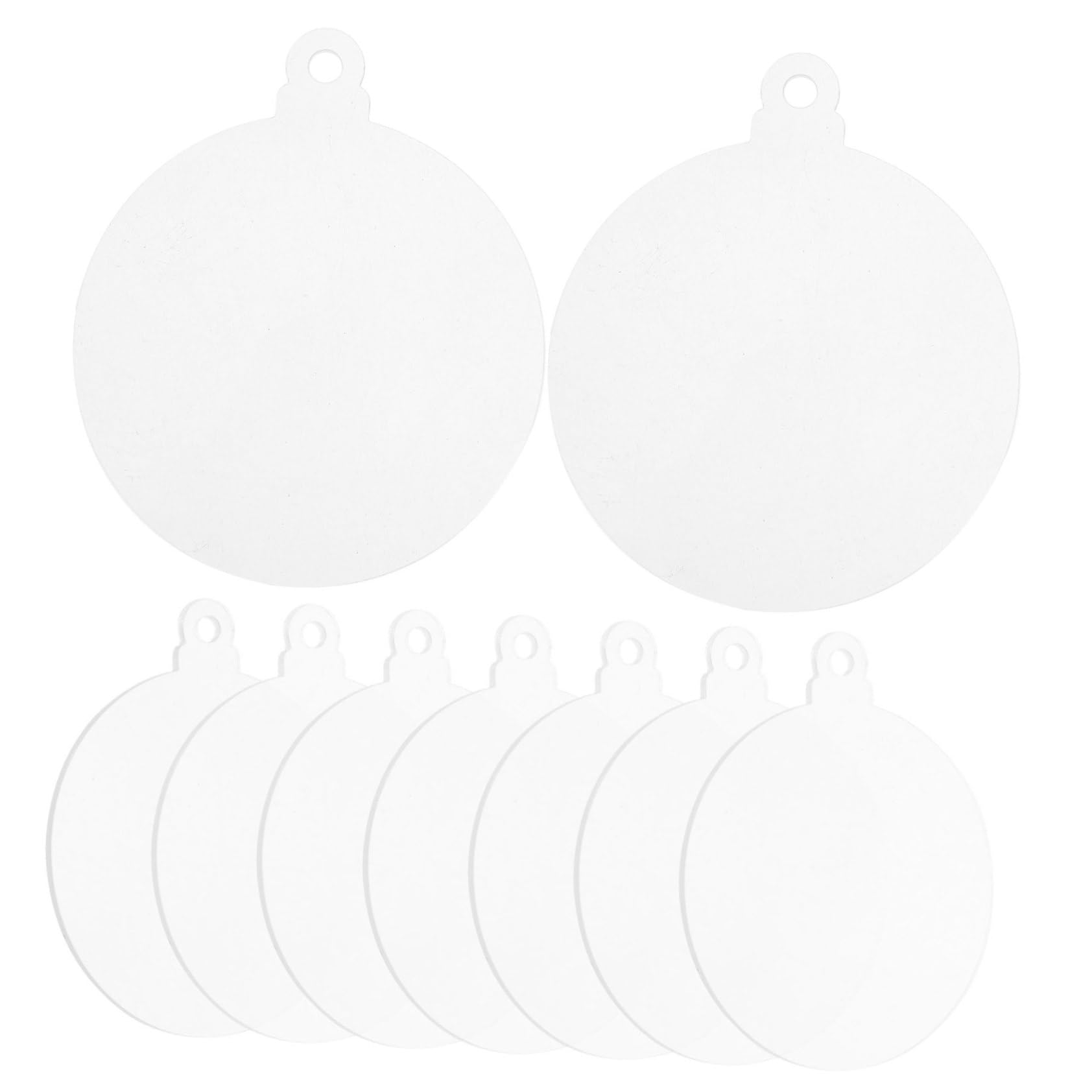 PRETYZOOM 3 Set Di Ornamenti Natalizi Unici in Acrilico Pendenti Decorazioni Per Lalbero Di Natale Per Casa E Ufficio 20 Pezzi * 3