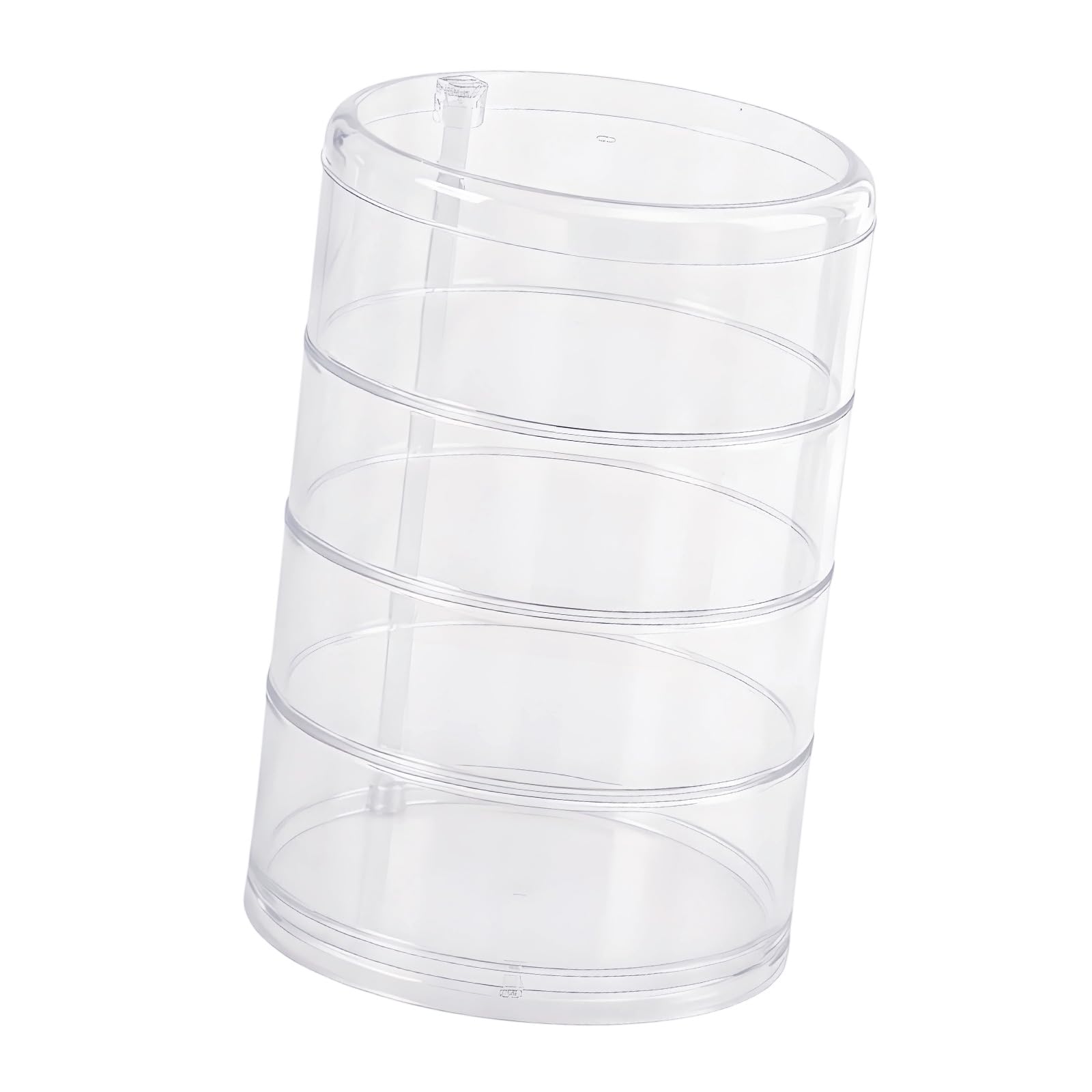 PANGBOER Portable Rotating Storage with Multiple Clear Levels for Efficient Space Management Space Saving Belt Holder