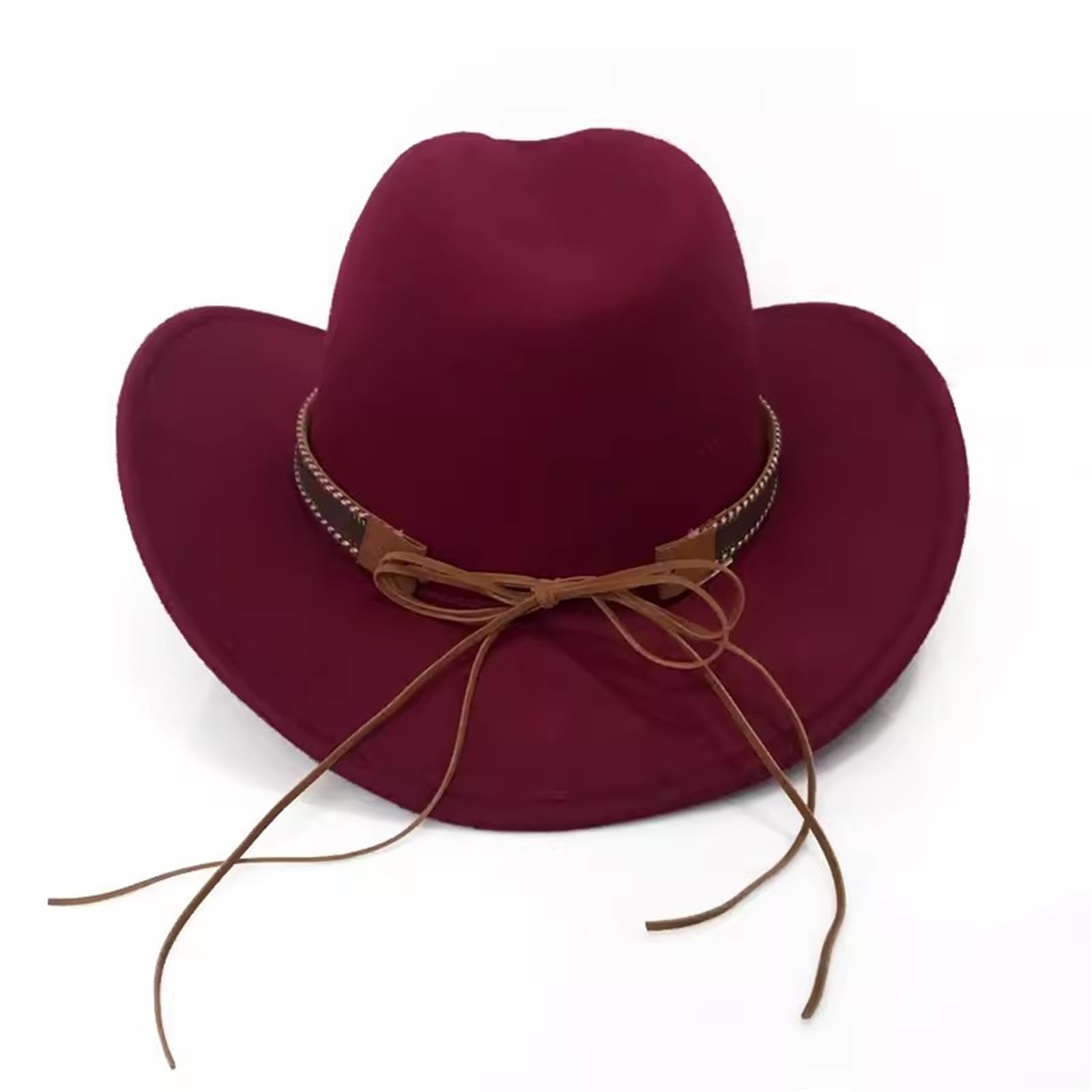 Cappello da Cowboy Cappello da Cowboy con Bombetta, Coppia di Danza del Vento minoranza, Berretto per Uomo e Donna