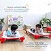 ECR4Kids Stackable Kiddie Cot, Ready-to-Assemble, Standard Size, Classroom Furniture, Red, 6-Pack