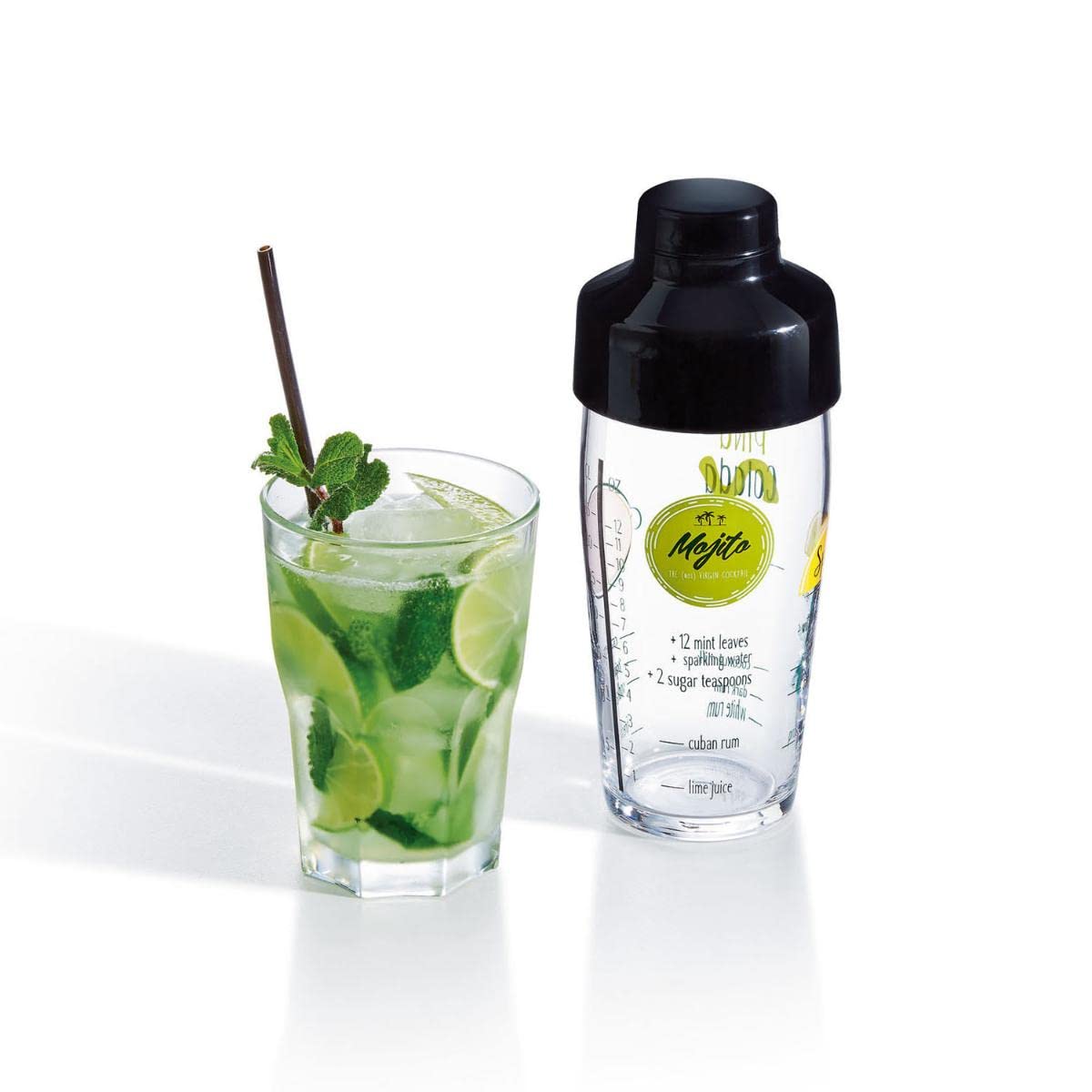 Luminarc 8013619 Biconique Cocktail Bar Shaker Pojemność Szklana 58,5 cl