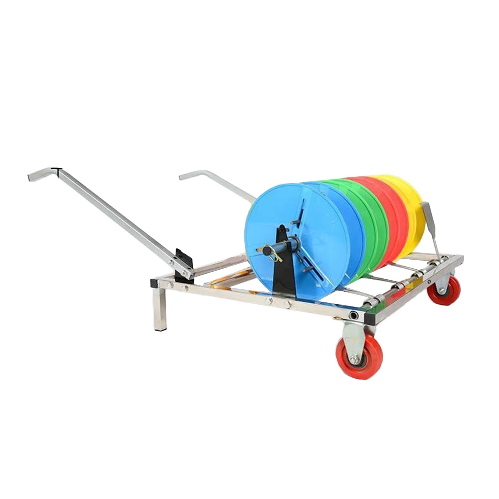 Estante para carretes de Alambre, Soporte para Cables, dispensador de Cables/alambres de Acero Laminado en frío, Soporte para Almacenamiento de carretes de Alta Resistencia, para u