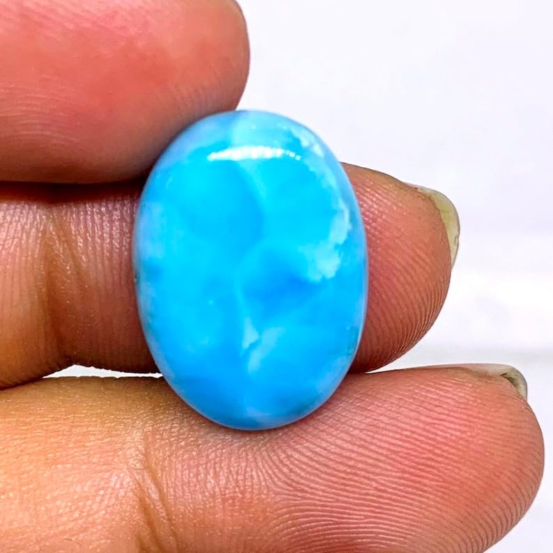 Larimar de qualité cabochon de collection GH_NAT_07500 - 3