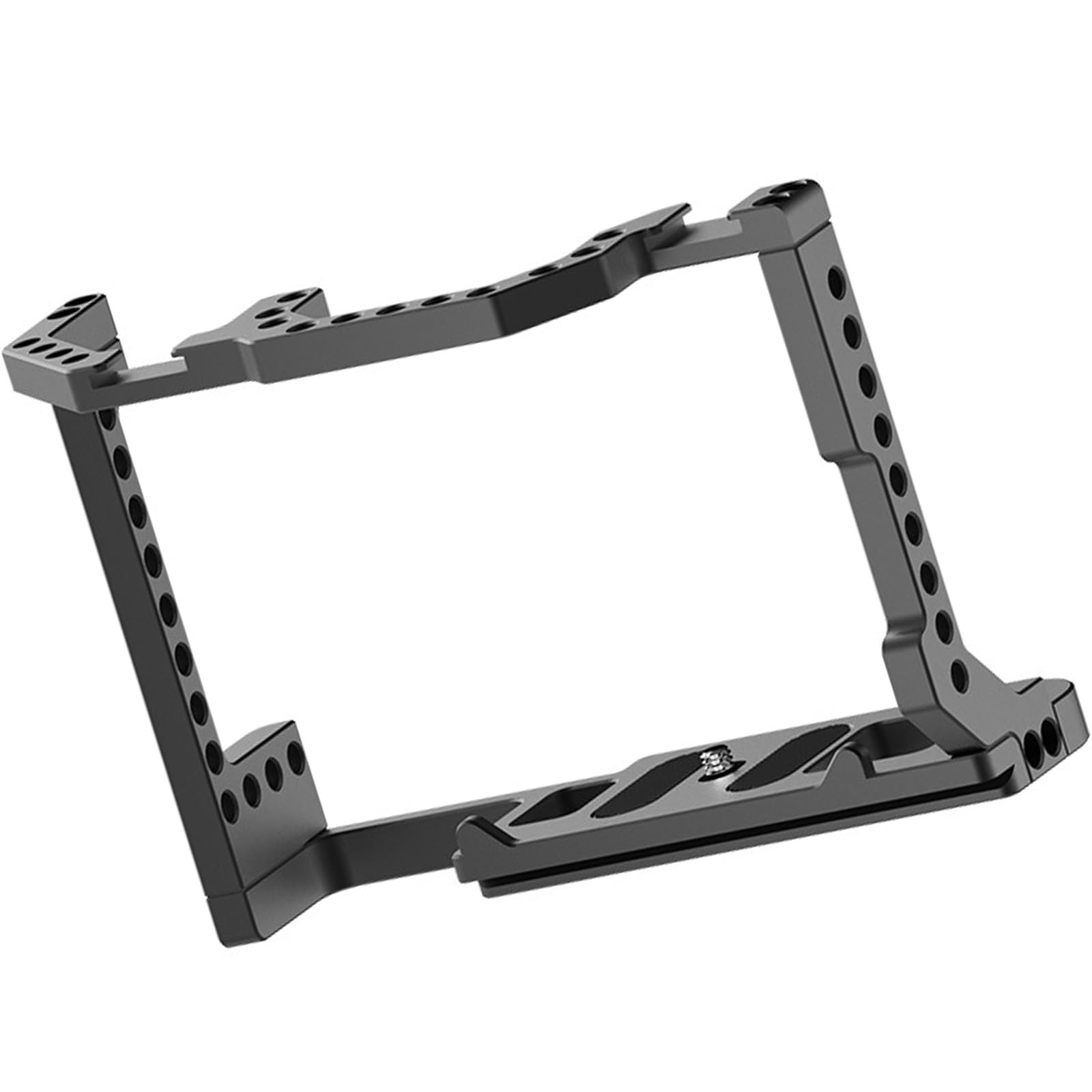 Gabbia professionale per fotocamera con doppi punti di montaggio antiscivolo in silicone grip per EOS70D 80D 90D migliora le protezioni DSLR Camera Cage