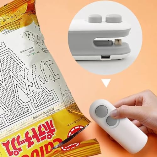 Image of ANTIL'S Mini Sealing Machine - Portable Handheld Sealer Clip for Food, Snacks, Chips | Plastic Bag Heat Sealer for Freshness & Storage | Multicolor (Pack of 1) multi