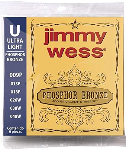 Cuerdas Jimmy Wess Ultra Light 09-48 Phosphor Bronze