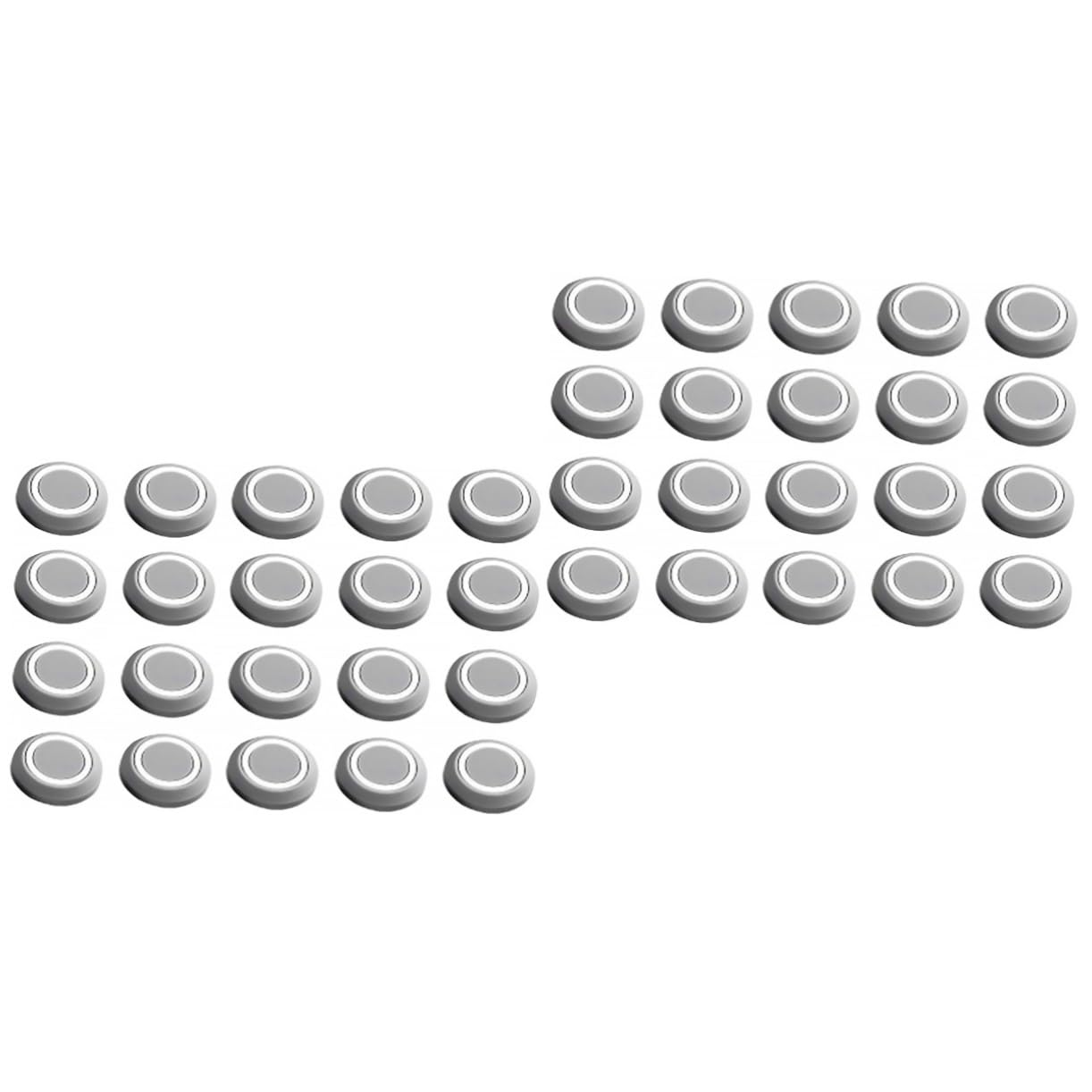 FAVOMOTO 2sets Car Bumper Sticker Dots Guard Collision Patch Decal for Vehicles 20pcs*2