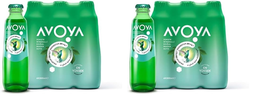AVOYA Sade Maden Suyu 200 ml 24'lü (2 paketi)