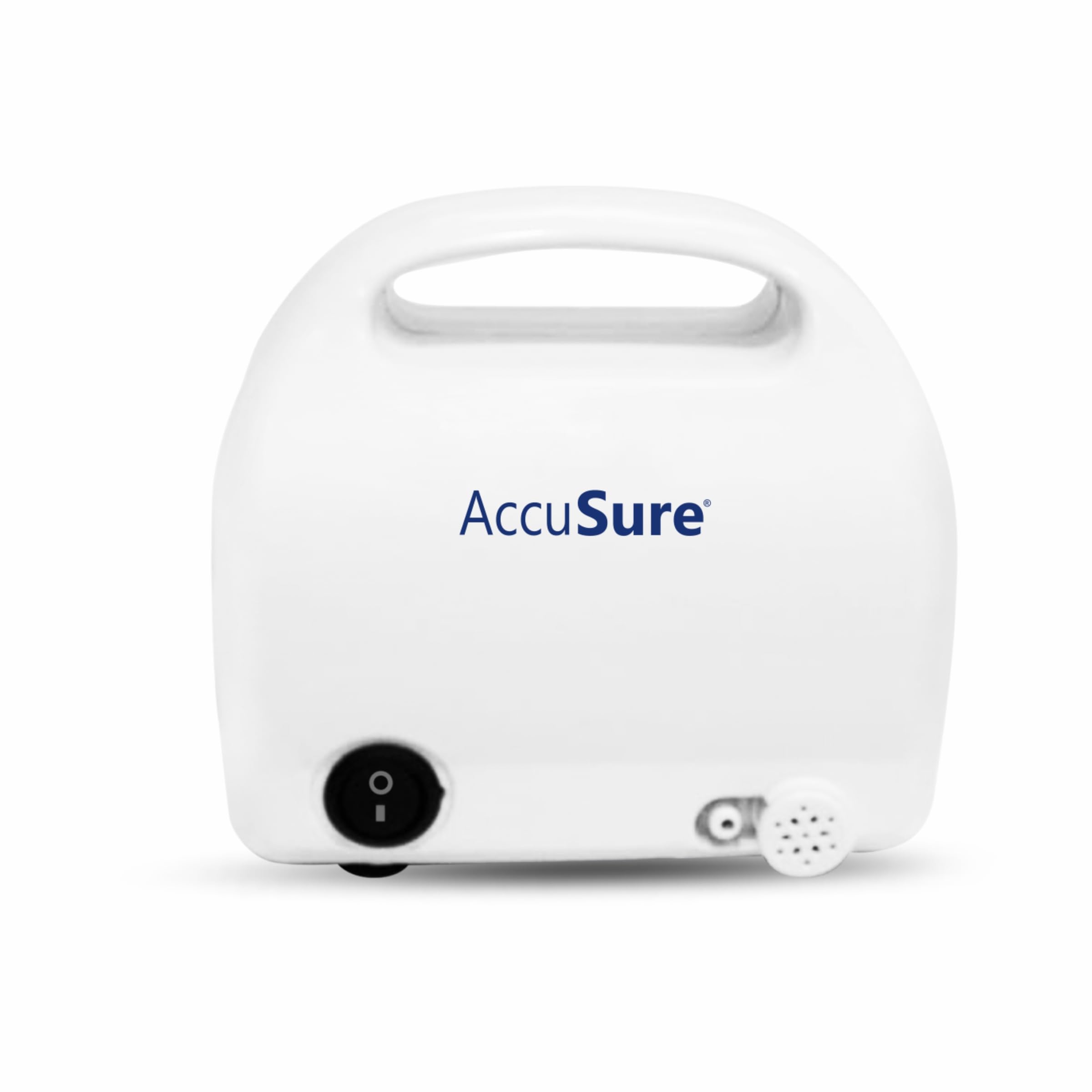 AccuSure Portable ML Advance Nebulizer Machine for Adults & Kids | Compressor Inhaler with Mouthpiece & Separate Child & Adult Mask | Steam Machine for Home Use | 2-Year Warranty