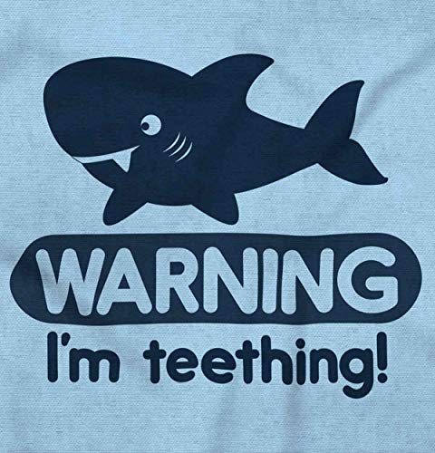 Warning I'm Teething Funny Shark Youth T Shirt Tee Boys2