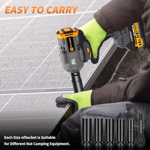 JEXUGK 1107Ft-lbs Cordless Impact Wrench