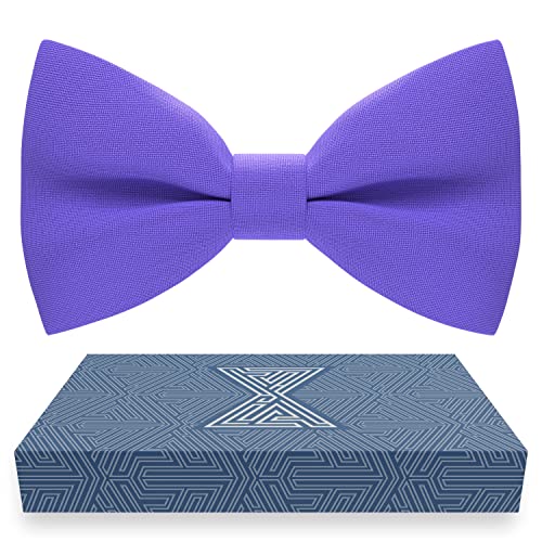 Image of Bow Tie House Mens Bowties Pre-tied Shape Clip on Bowtie Solid Men Formal Wear for kids, baby boys, toddler any age bow ties