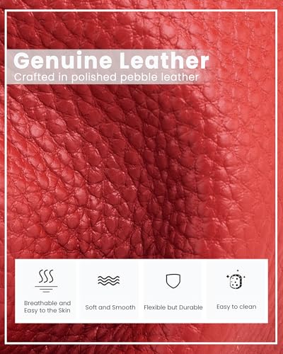 Image of befen Genuine Leather Crossbody Bags for Women, Cell Phone Cross body Purse Bag with RFID Blocking Card Slots