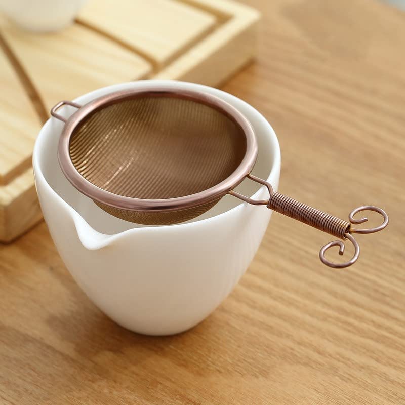 Amazon｜茶こし こし器 銅ティーストレーナー手作りカンフーティー