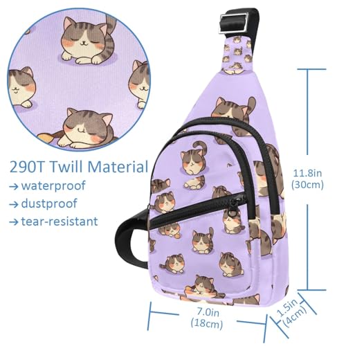 Sac à dos à bandoulière Kawaii pour course à pied et entraînement - 4