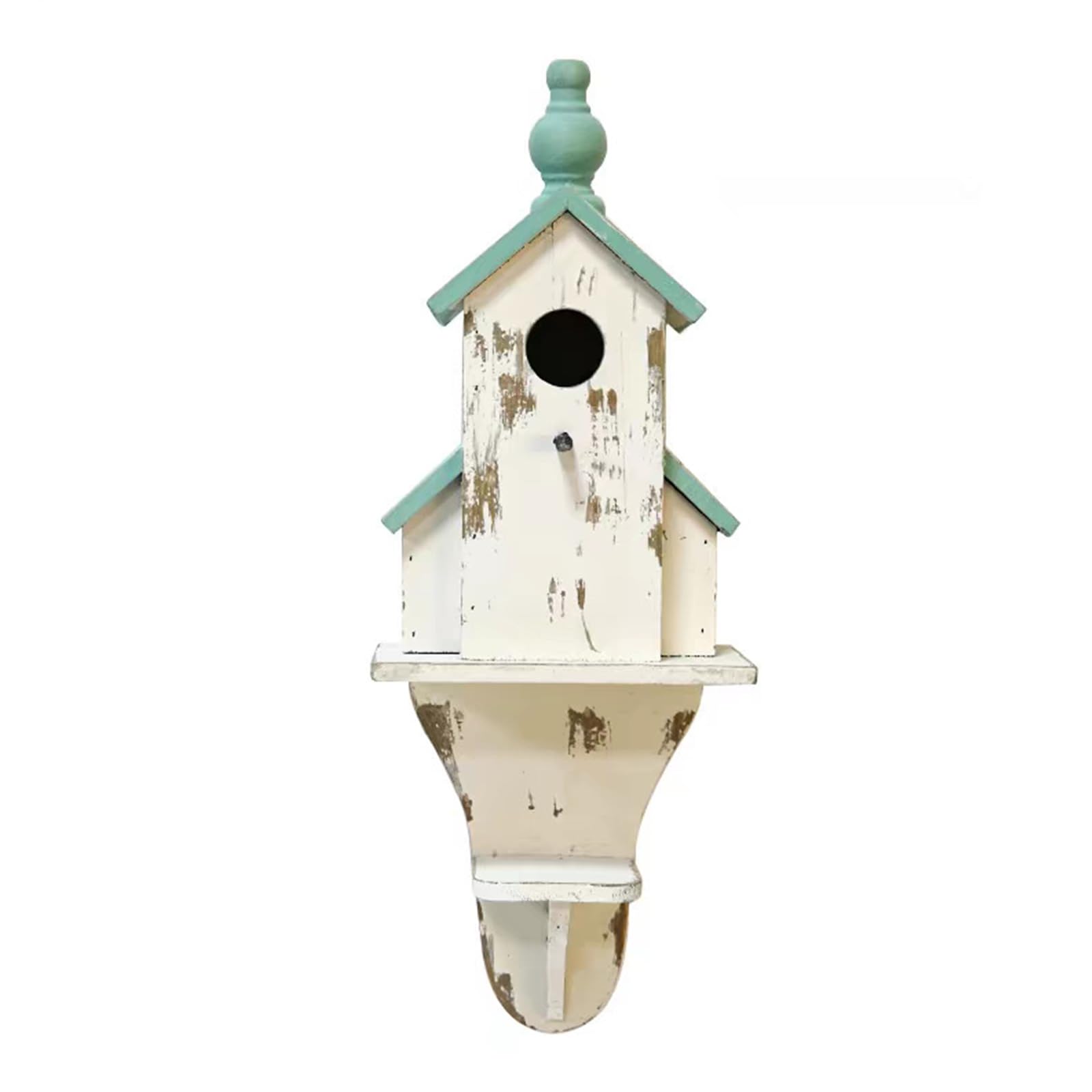 Patios nido de madera para colibríes, balcones al aire libre, hábitat de pájaros, casa de cría para pájaros cantores, nido de cría para patio trasero
