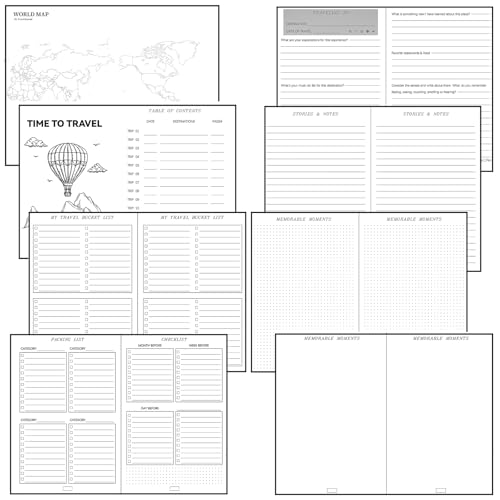 Image of Travel Journal & Blank Paper