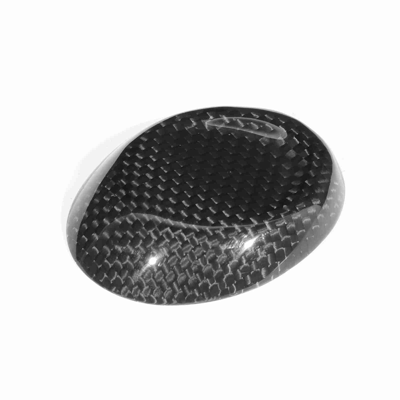 KIMISS Coperchio pomello cambio, adesivo pomello cambio in fibra di carbonio per Camaro 2016-2019