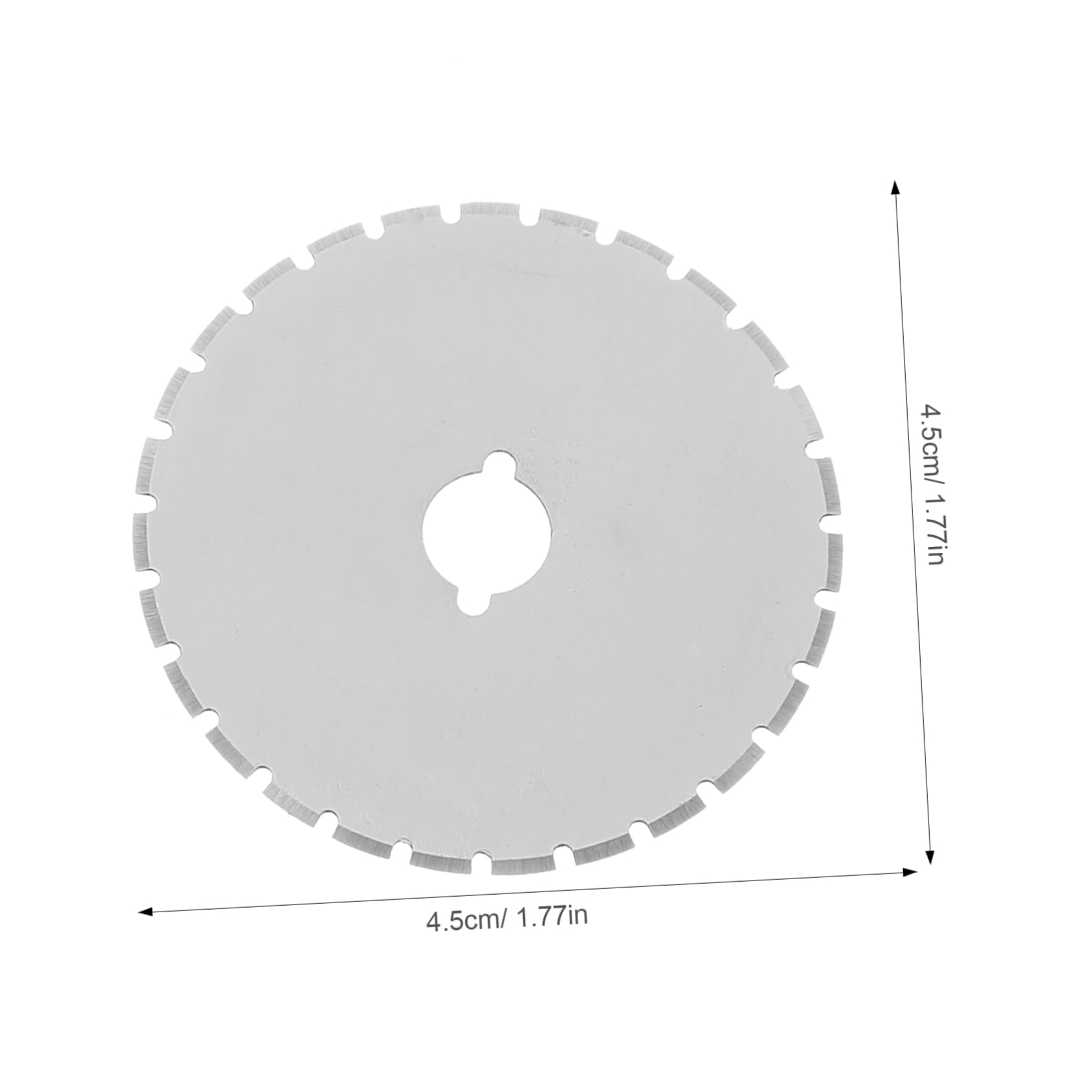Gogogmee 45mm Rotary Cutter Replacement Blades 10 Pack Perfect for Quilting Sewing Fabric Paper Cutting Compatible