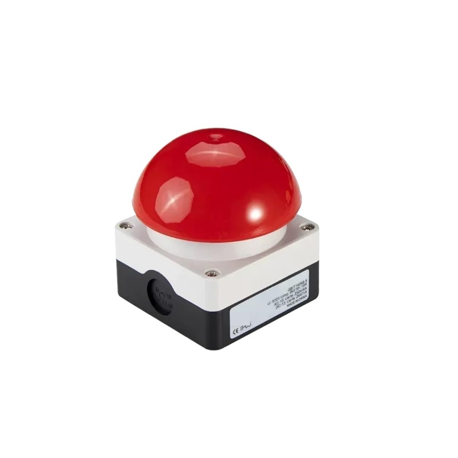 Interrupteur d'arrêt d'urgence rouge bouton champignon 2NC pour panneau lot de 5