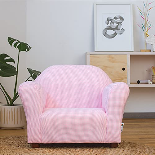 Keet-Roundy-Kids-Chair-Gingham-Kids-Chair-Comfortable-and-Durable-Kids-Chair-Kids-Armchair-Easy-to-Coordinate-Kids-Bedroom-Chair-Comfy-Ages-2-5-Years-Kid-Sofa-Chair Keet Roundy Kids Chair Gingham Kids Chair Comfortable and Durable Kids Chair Kids Armchair Easy to Coordinate Kids Bedroom Chair Comfy Ages 2 5 Years Kid Sofa Chair