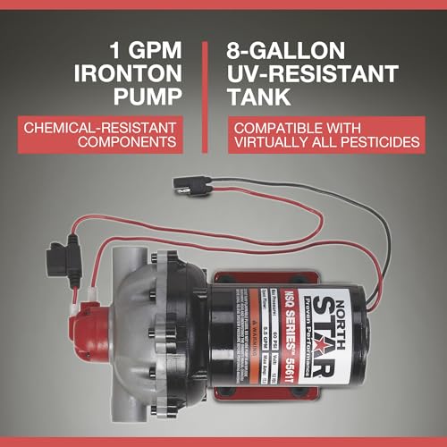 NorthStar NSQ Series 12V On-Demand Sprayer Diaphragm Pump with Quick-Connect Ports - 5.5 GPM - Image 4