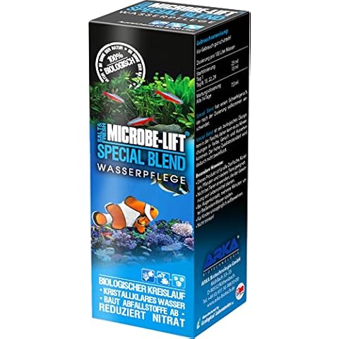 MICROBE-LIFT SPECIAL BLEND - highly active bacteria, for near-natural aquarium, promotes decomposition of impurities, fresh and marine water, multicolored, 473 ml (Pack of 1), SBH16US Cover