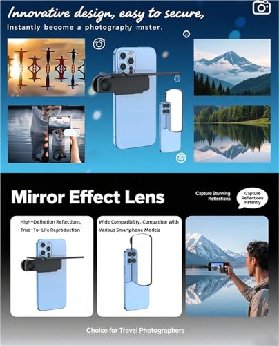 Kit de Espejo para Smartphone sloiaz para Fotografías de Simetría 4