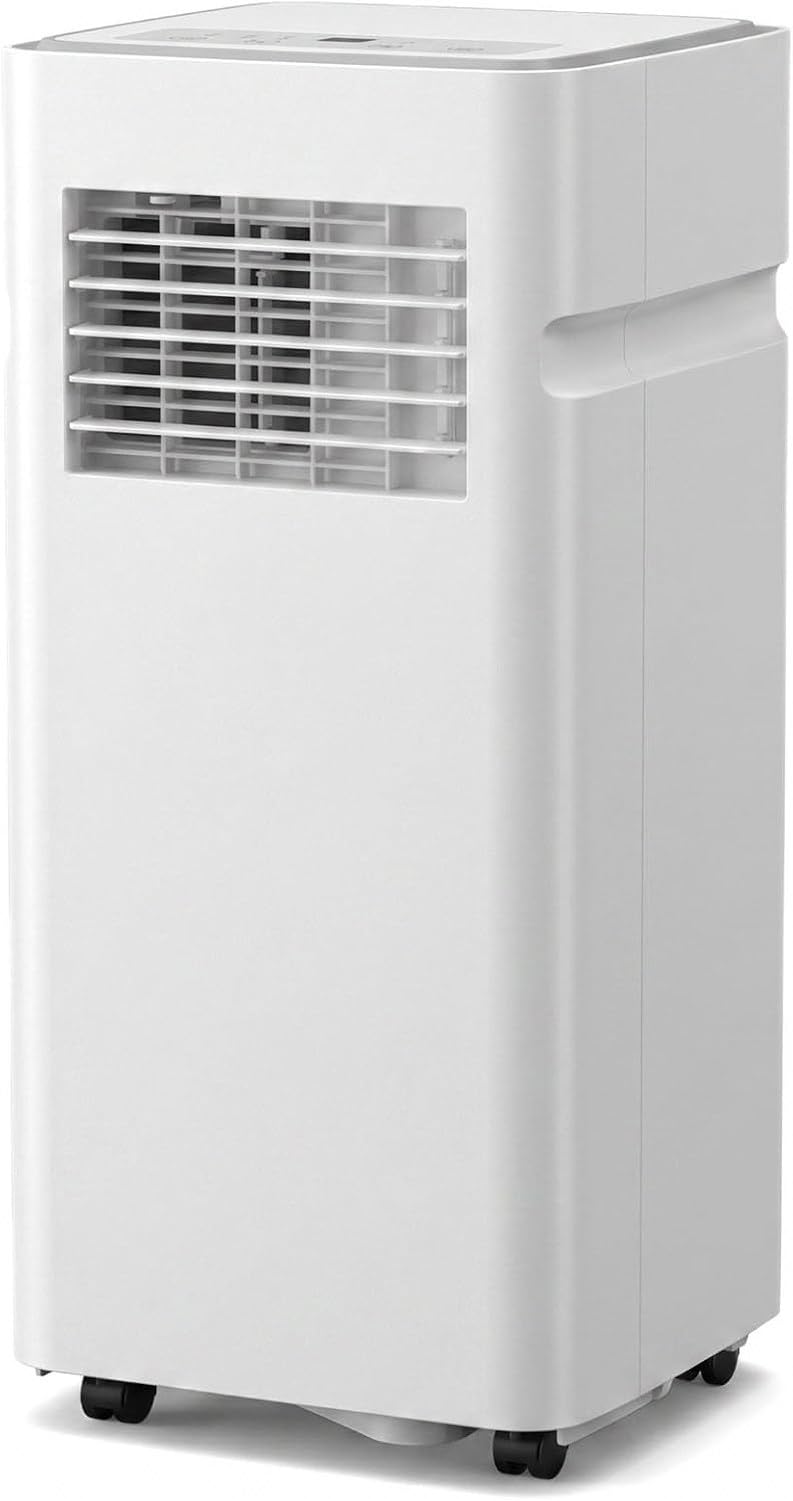 Climatizzatore Portatile 5000 BTU, Raffreddamento Silenzioso con Telecomando, Timer 24 Ore, Installazione Facile per Comfort Efficiente in Camera da Letto, Style 3, 5000 BTU