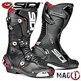 SIDI MAG-1 MOTORCYCLE BOOTS (BLACK, SIZE 10 / 44) SIDI MAG-1 MOTORCYCLE BOOTS (BLACK, SIZE 10 / 44)