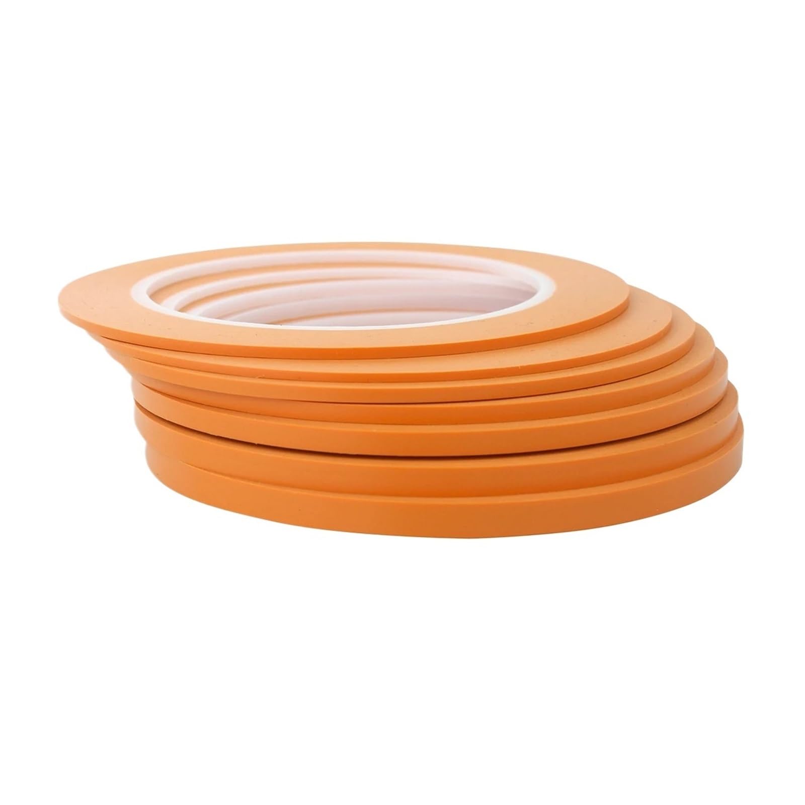 Nastro Adesivo Trasparente Nastro adesivo for mascheratura Fineline in vinile for auto Fineline Nastro adesivo for mascheratura Fineline for curve Arancione(6mm 5 Rolls)