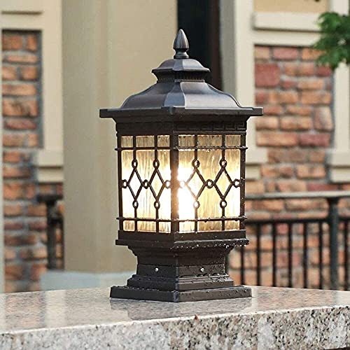 Lumière de pilier Victoria étanche E27 pour colonne de jardin et extérieur