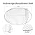 AOREWTGGH Cooking Grate Hinged 7436 for Weber, 22 Inch Charcoal Grill Grate Round Hinged,Replacement Part for Weber One-Touch, Performer and Bar-B-Kettle Series, BBQ Series Grill Grate for Weber