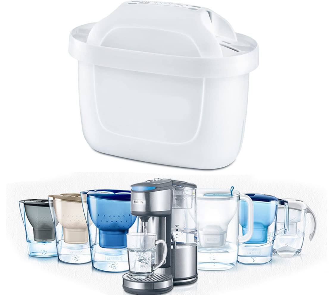 SYOSI For MAXTRA+ replacement water filter cartridges, compatible with all BRITA jugs -reduce chlorine, limescale, and impurities for great taste Waterdrop Water Filter Cartridges- single
