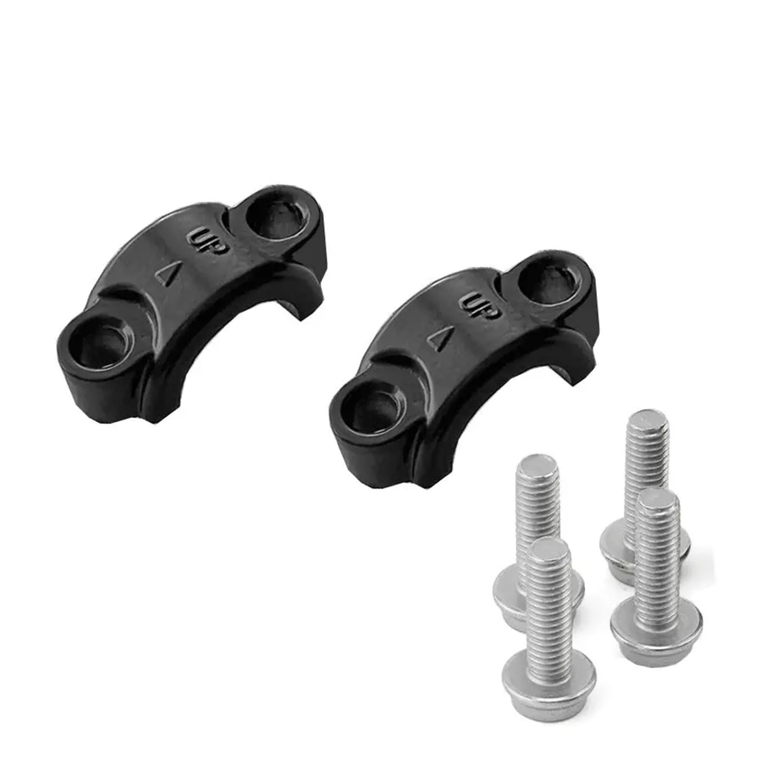 Support De Miroir Universel 22mm AQXYWQLL - Levier Frein/Embrayage Moto, Noir