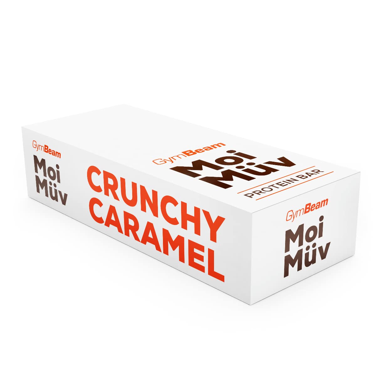 Barritas de proteína GymBeam MoiMüv (24 x 60 g, caramelo crujiente)