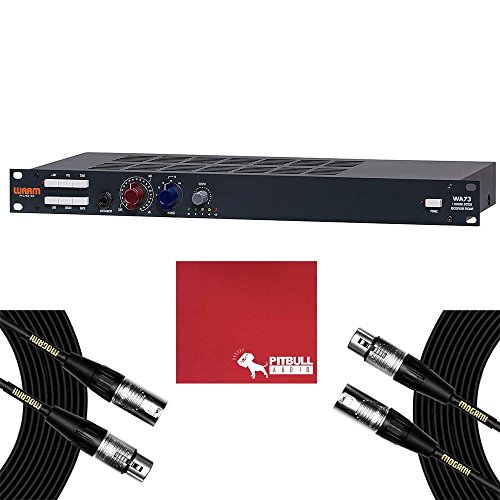 Warm Audio WA73 1チャンネル ブリティッシュマイクプリアンプ (2) 25' モガミ XLR ケーブル