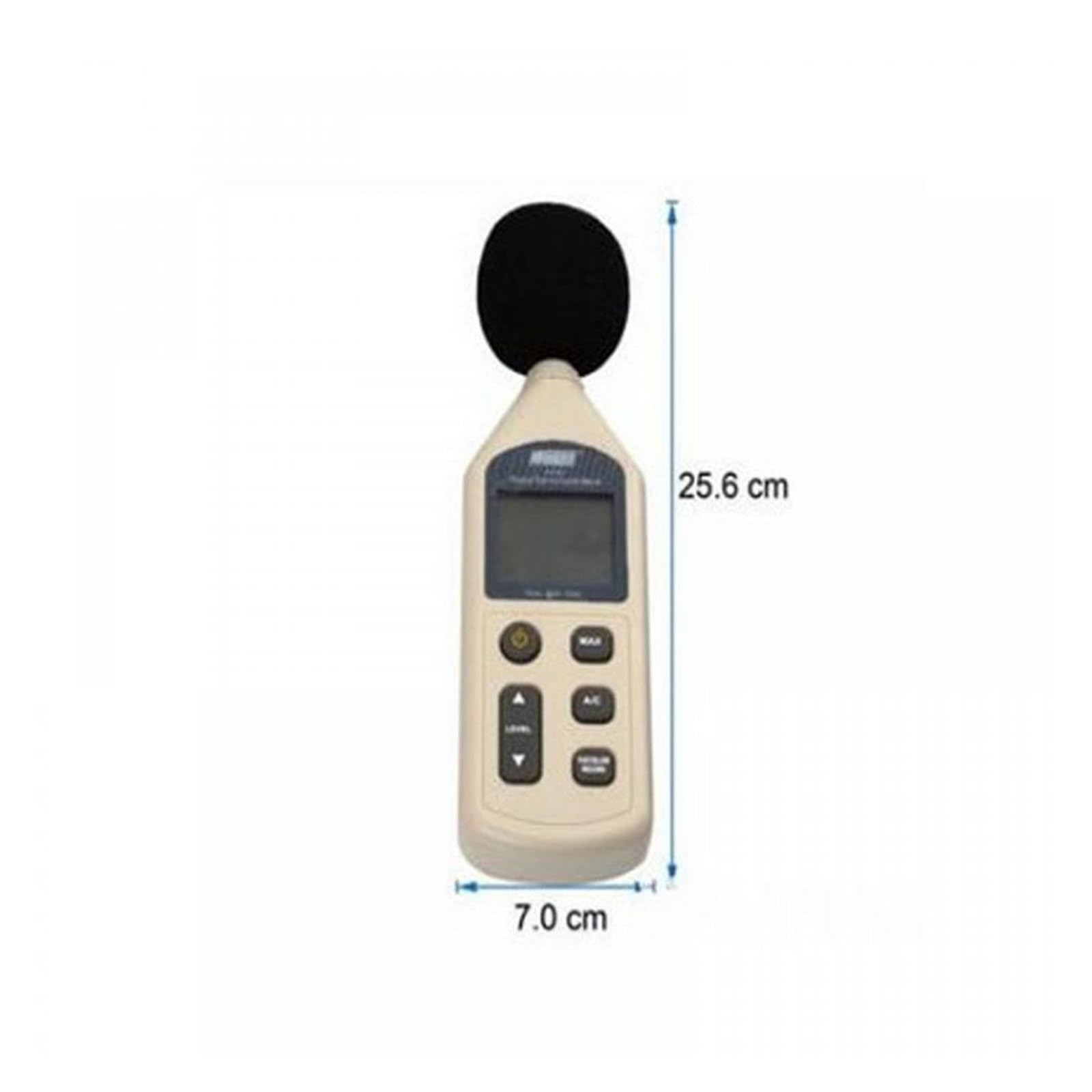 Fonometro, Misuratore di rumore digitale del livello sonoro Tester di pressione Misurazione 30~130 dB Strumento diagnostico for registratore di misurazione del rumore Decibel