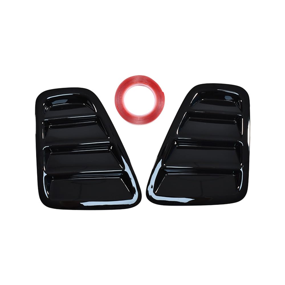 Inserti per luci posteriori con aeratori compatibili con Fiat 500 Abarth 595 695, ventola in ABS effetto carbonio, rivestimento per luci posteriori e pannello decorativo per esterni, accessori per