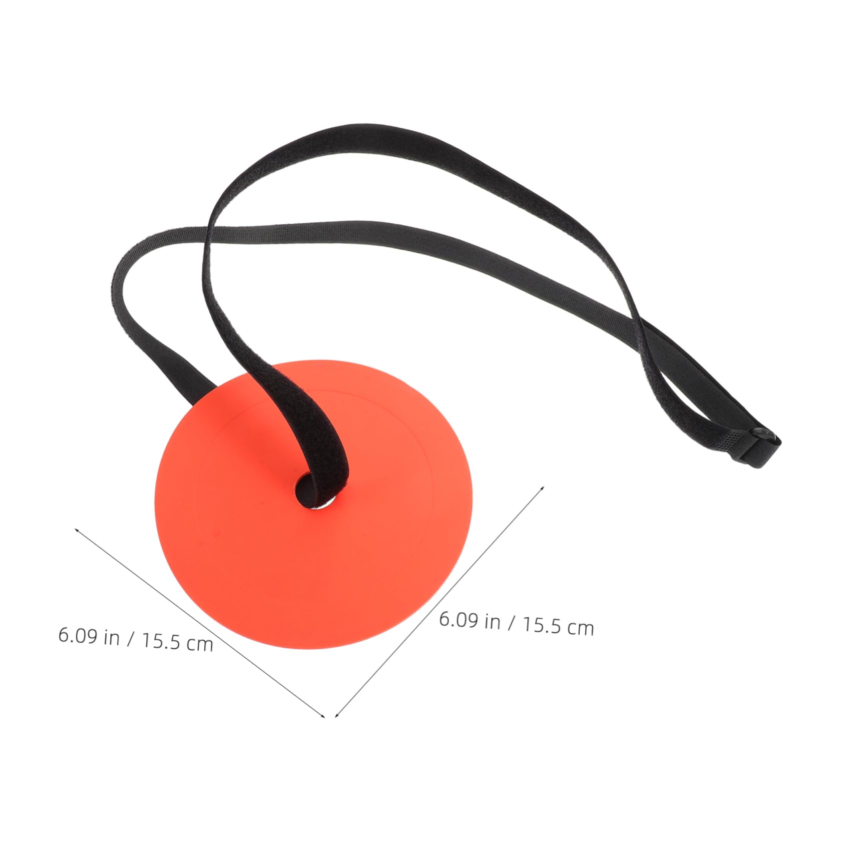 KICHOUSE 4pcs Soccer Practice Target Durable Flat Cone Targets for Skill Enhancement Soccer Training and Hockey Practice Positioning for Improved Accuracy