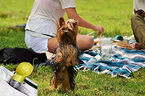 Updated Dog Water Bottle, 4 in 1 Portable Bpa Free Leak Proof Dispenser 300ml 10oz for Cat Outdoor Food Treats Water… - Image 2