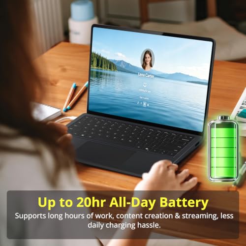 Image of Microsoft Surface 13.8 inch 2K Touchscreen AI Laptop, Snapdragon X2P-64-100, 16GB LPDDR5X, 1.5TB Storage (512GB SSD+1TB Docking Station), Qualcomm Adreno GPU, Backlit Keyboard, Wi-Fi 7, Win 11, Black